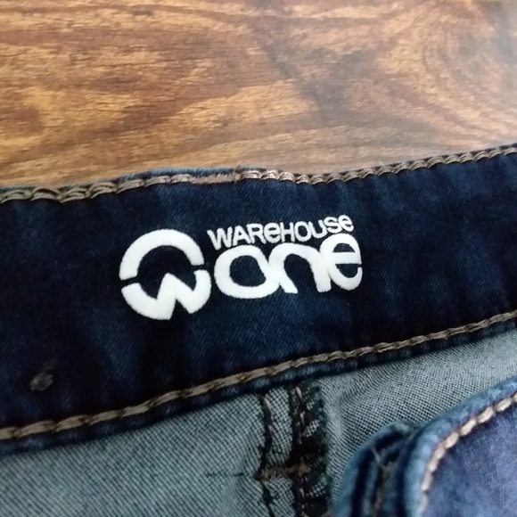 Warehouse One Denim Short Shorts - Picture 3 of 4